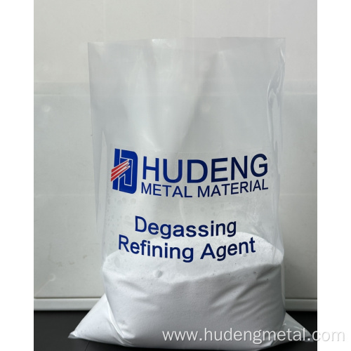 Fast degassing refining agent